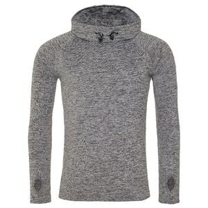 AWDis Just Cool Mens Cowl Neck Long Sleeve Baselayer Top (Pack of 2) / Gray Mela